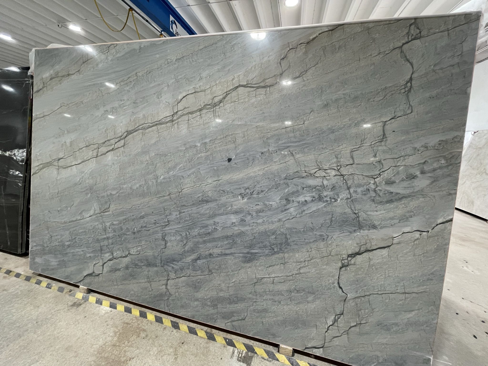 QUARTZITE SLABS OCEAN BLUE 2CM FOR KITCHEN COUNTERTOPS