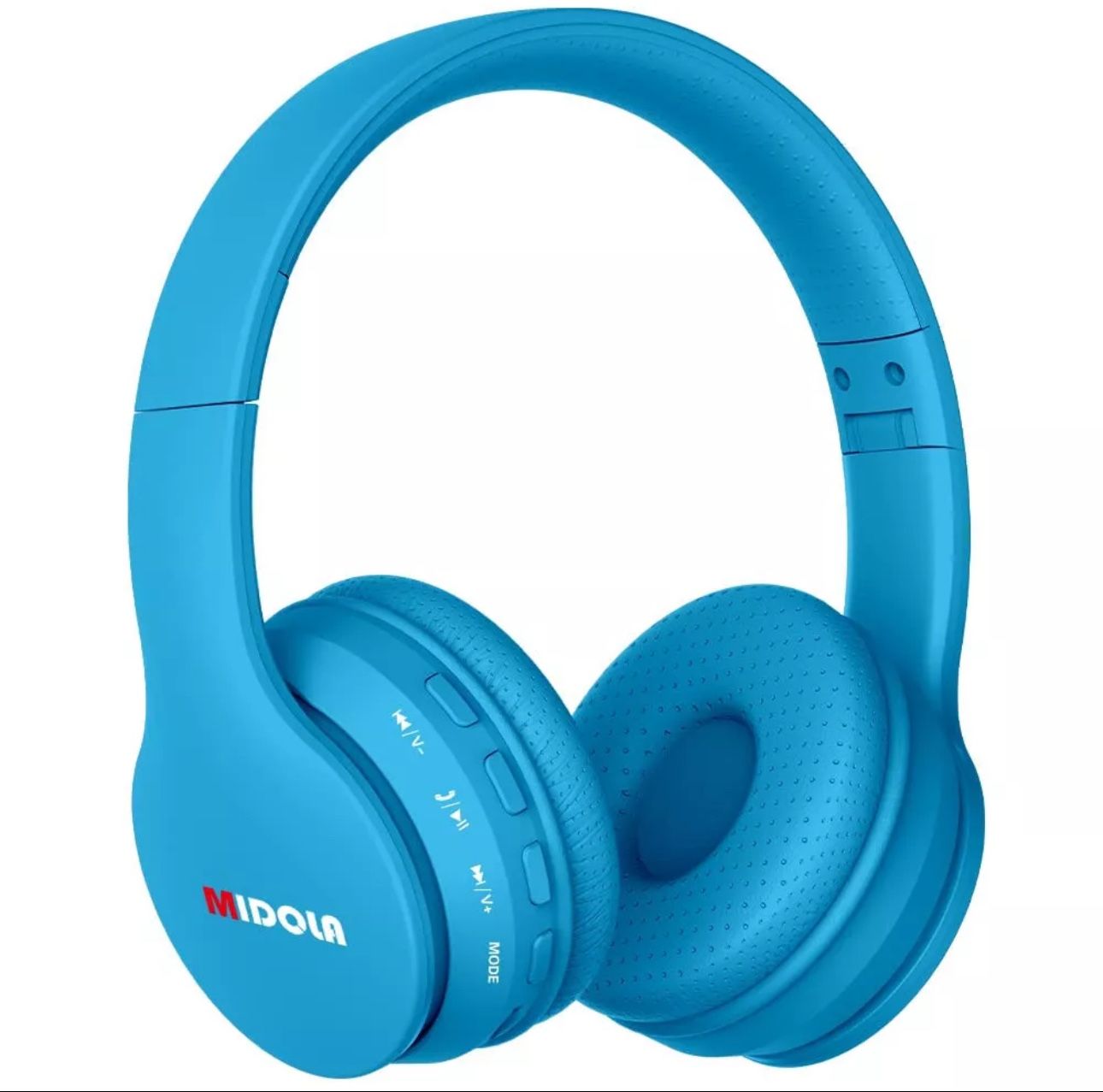 MIDOLA Kids Headphones Bluetooth 5.3 Wireless 60H Play Time Volume Limit