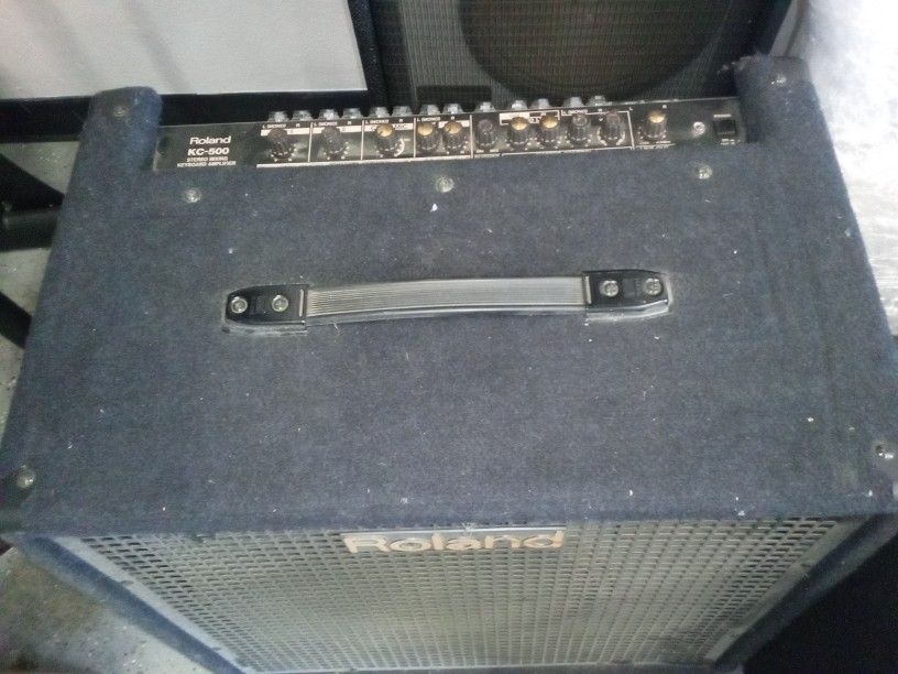 Roland Kc 500Keyboard Amp, Partial Pearl Drumset