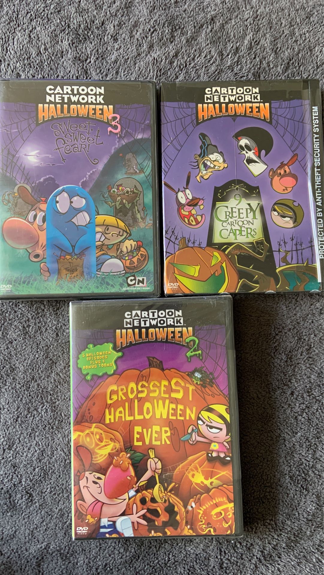 Cartoon Network Halloween 1 2 & 3 brand new sealed DVD