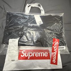 Supreme MM6 Maison Margiela Box Logo Zip Up Hooded Sweatshirt Size Medium