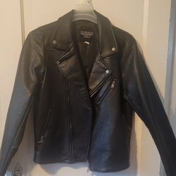 Printed Southside Serpents Women's Riverdale Leather Jacket Size Small