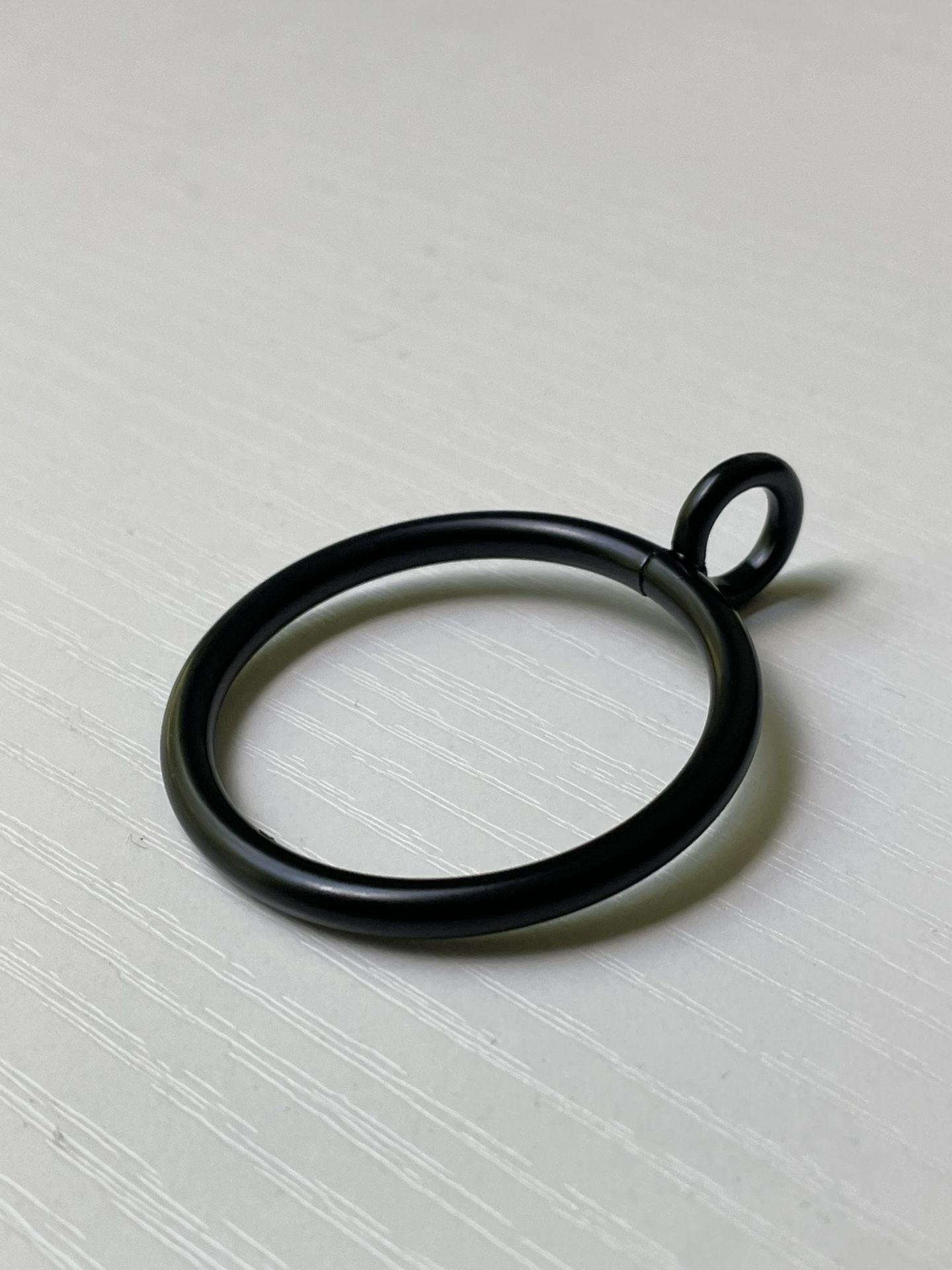 Black Steel(Metal) Rings for Curtains & DIY – 25 for $10 / 367 for $45
