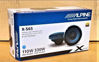 6 1/2 Inch 2-Way Coaxial Speaker System 330 Watts X Series X-S65 🚨 Payment Options Available 🚨 No Credit Needed 🚨