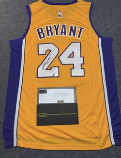 Kobe Bryant jersey includes a Panini Authentic C.O.A.