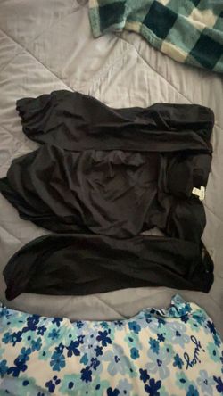privy black slim dress