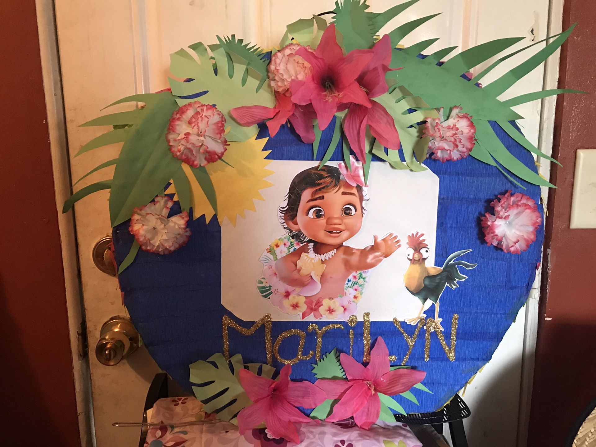 Baby Moana pinata