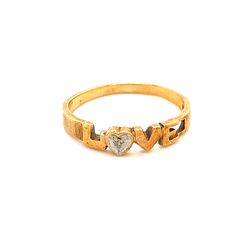 10k Gold Love Ring