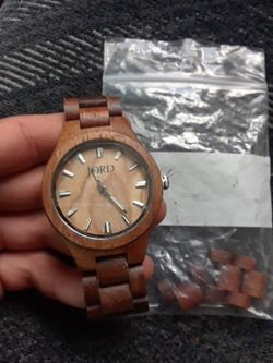 Jord Watch Zebrawood & Maple