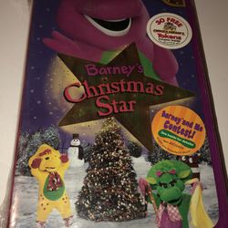 New Barney Christmas Star VHS Movie