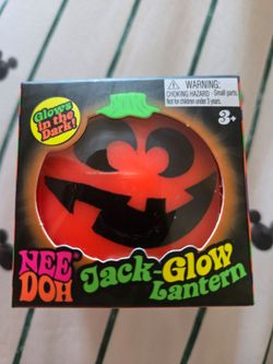 Nee Doh Jack-Glow Lantern Stress Ball