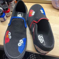 Custom Cookie Monster N Elmo Vans
