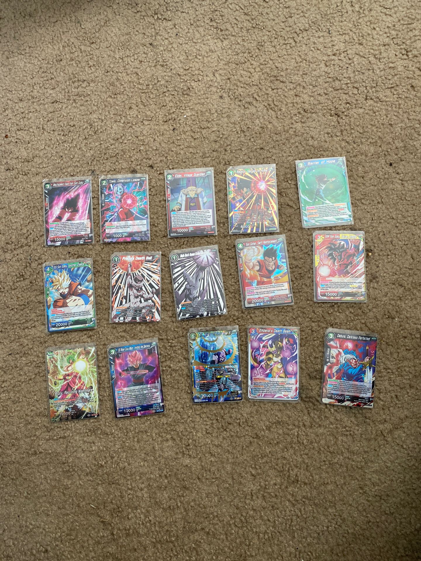 Dragon ball Super cards