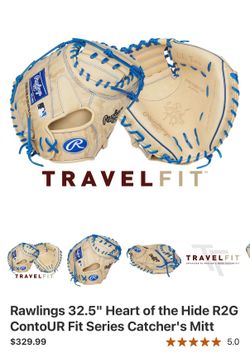 Rawlings 32.5” Heart of the Hide R2G ContoUR Fit Series Catcher’s Mitt