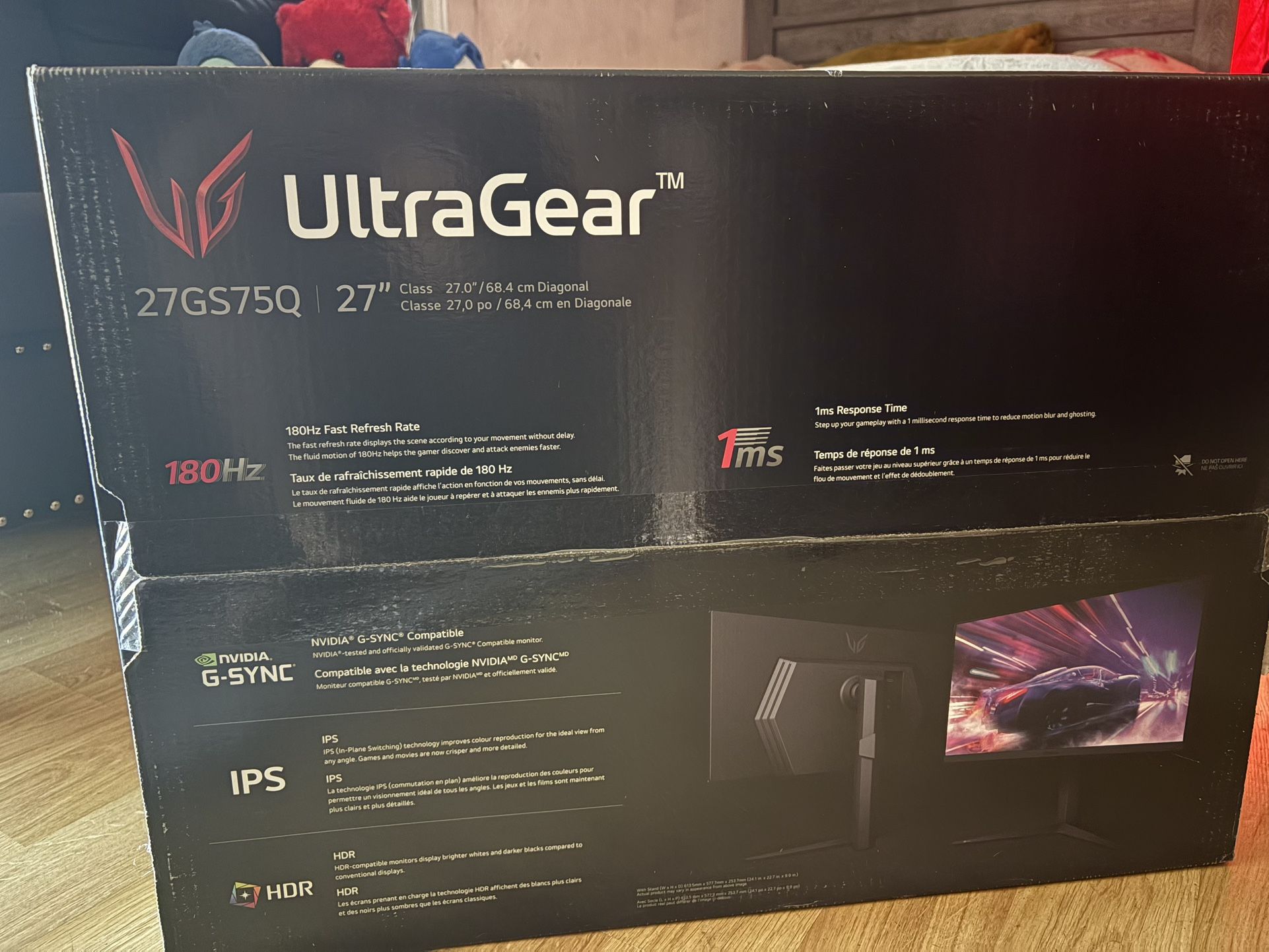 Gaming Monitor LG 27in 200 Hz