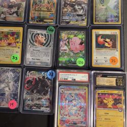 Pokemon: Graded/ungraded mid era/Modern
