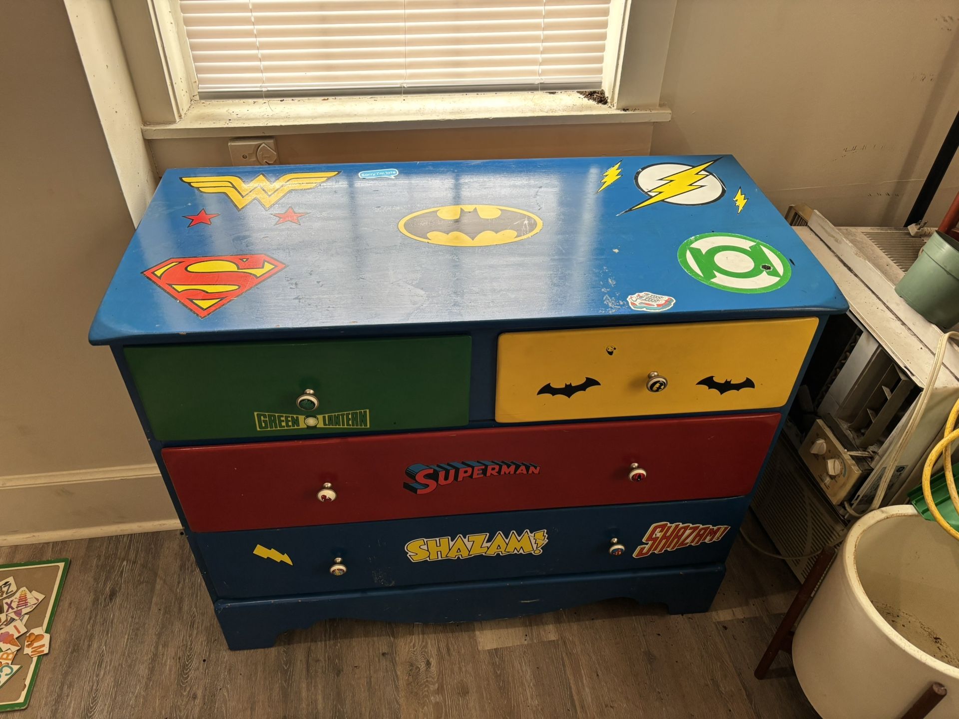Custom Super Hero Dresser