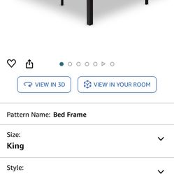 Foldable King Bed Frame 