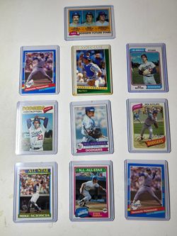 Dodgers Baseball Cards - Fernando Valenzuela