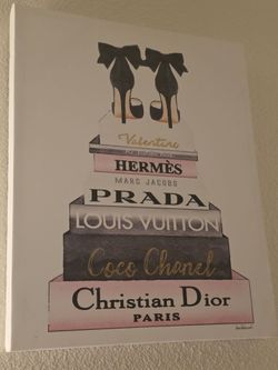 Fashion Designer Brands Canvas Wall Art