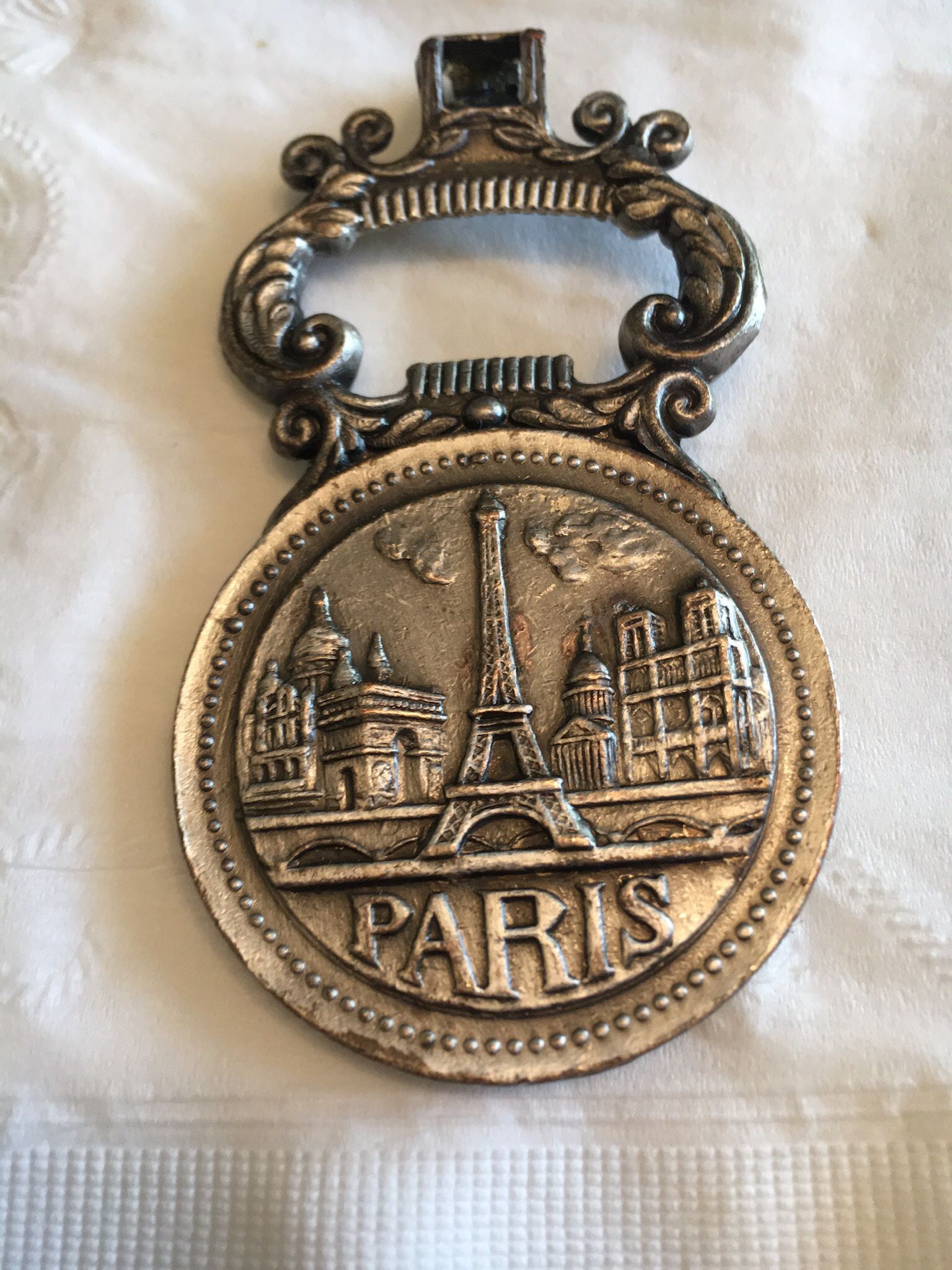 VINTAGE PEWTER BREWERY BOTTLE OPENER