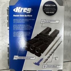 Kreg pocket hole jig micro and screw starter kit brand new
