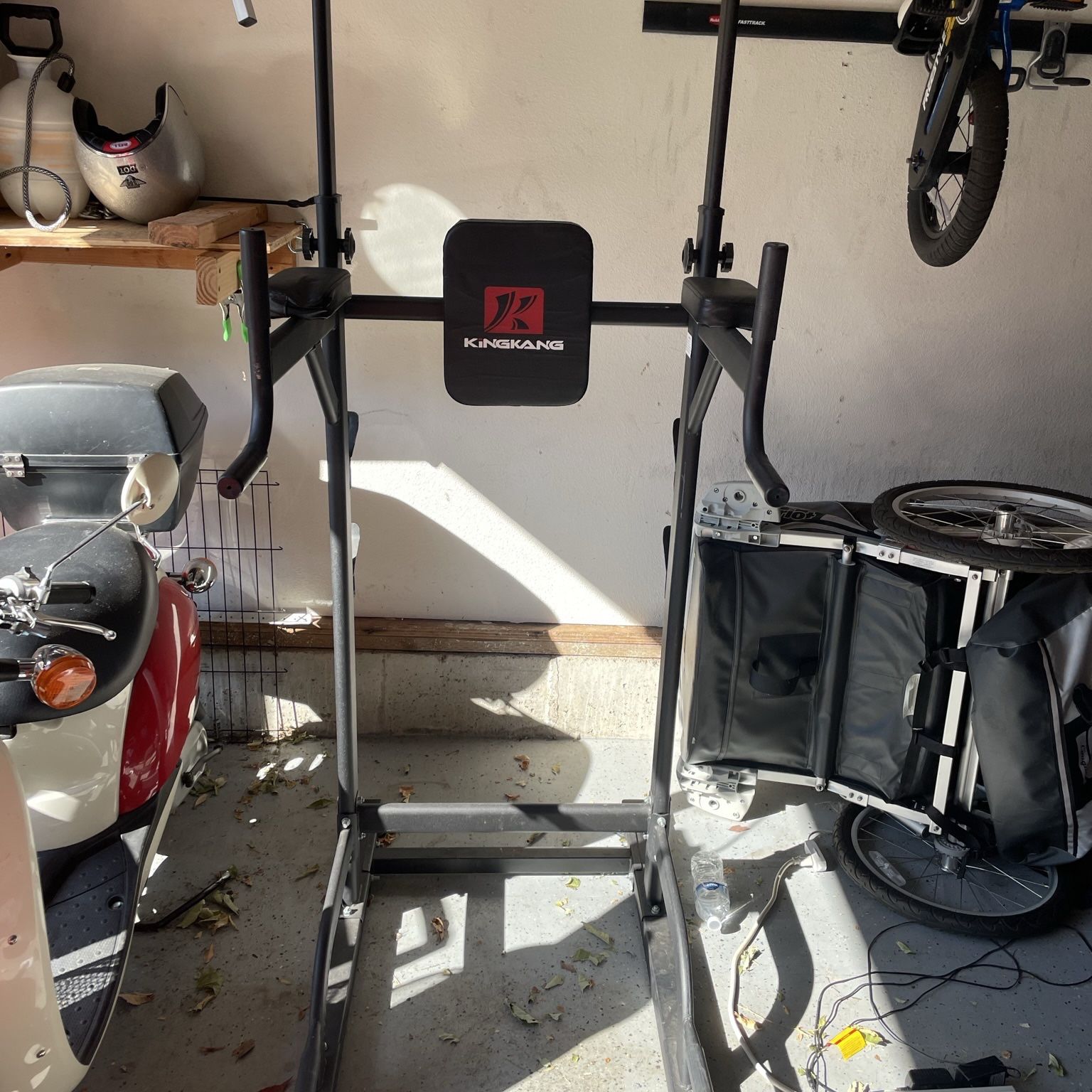 K KiNGKANG Power Tower with Cushion Adjustable Height for Sale in Vancouver WA OfferUp