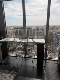 High end barstools set of 3