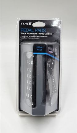 Type S Pedal Pads Black Aluminum & Gray Carbon AC58366