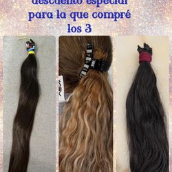 Se Venden Estas Hermosas Extensiones De Cabello Humano 100%
