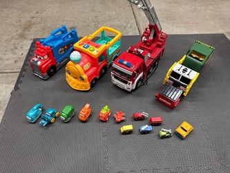 Toy Trucks & Cars Lot of 16