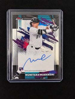 Munetaka Murakami Topps Finest RC Auto Card