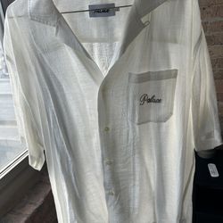Palace Linen Button Up DS Size Large 
