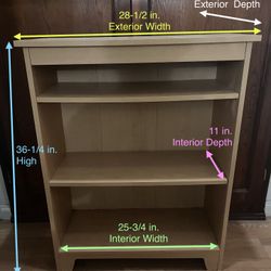 Bookcase with Adjustable Shelves
