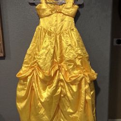 BELLE INSPIRED COSTUME DRESS BELLE DRESS PRINCESS GORGEOUS HANDMADE OBO