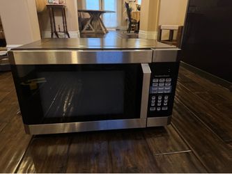 Stainless steel Hamilton Beach microwave