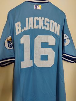 Bo Jackson royals jersey atitched