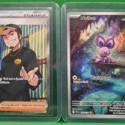 Ruffian #181 Pokemon & Noibat #169 Pokemon Journey Together, Full Art/IR