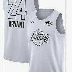 White Kobe Bryant All Star Jersey  Xxl
