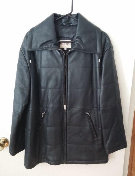Woman's Mardini leather jacket / coat S