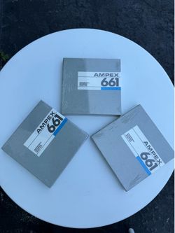 Sealed Ampex 661 Professional Recording Audio Tapes