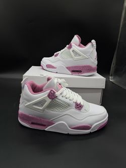 Air Jordan 4 White Pink women’s size 4-8