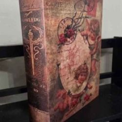 decorative box that looks like a book 