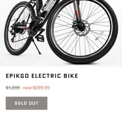 EpikGo Electric Bike 