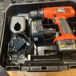 Like New If Not New 12v Black And Decker Drill