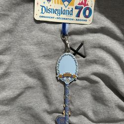 Disneyland 70th Anniversary Key Ornament – Disney Parks Collectible