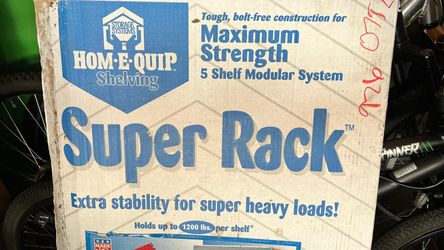 heavy duty super rack customizable shelves