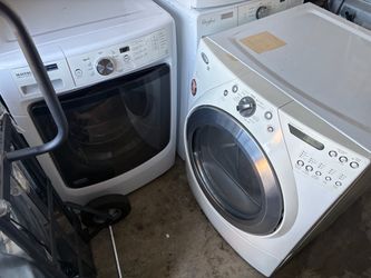 Maytag stackable washer and whirlpool gas dryer