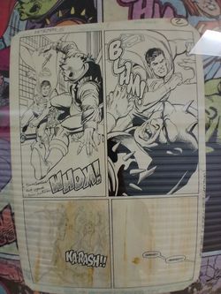 Original Superman Comic Art 