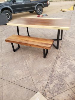 Wood table